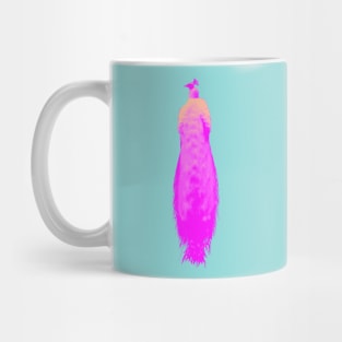 Sun Rise Peacock Mug